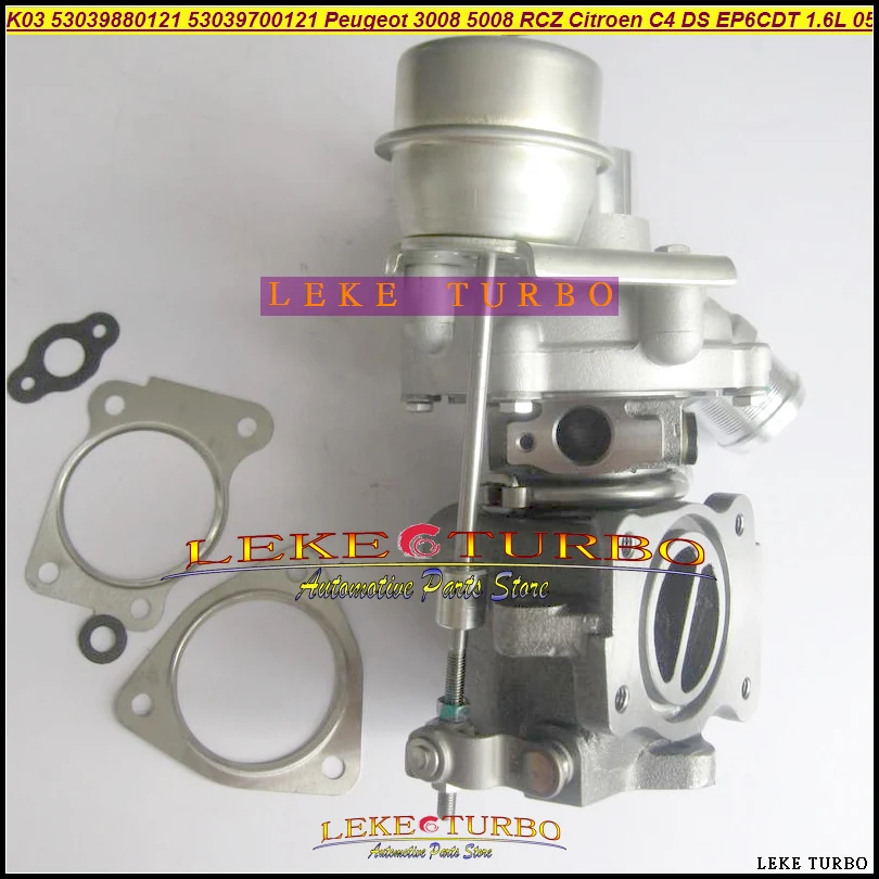 GL-TURBO K03 53039880121 53039700121 0375R9 For Peugeot 207 308 3008 5008 RCZ For Citroen C4 DS 2005- EP6CDT 1.6L (3)