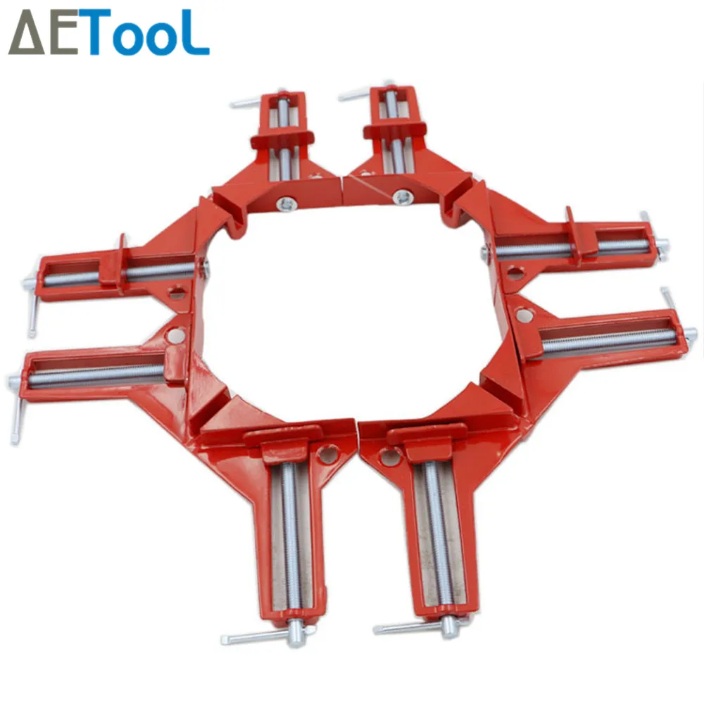 AETOOL 90 degree Right Angle Clamp 100MM Mitre Clamps Corner Clamp Picture Holder Woodwork Frame Clip
AETOOL 90 degree Right Angle Clamp 100MM Mitre Clamps Corner Clamp Picture Holder Woodwork Frame Clip