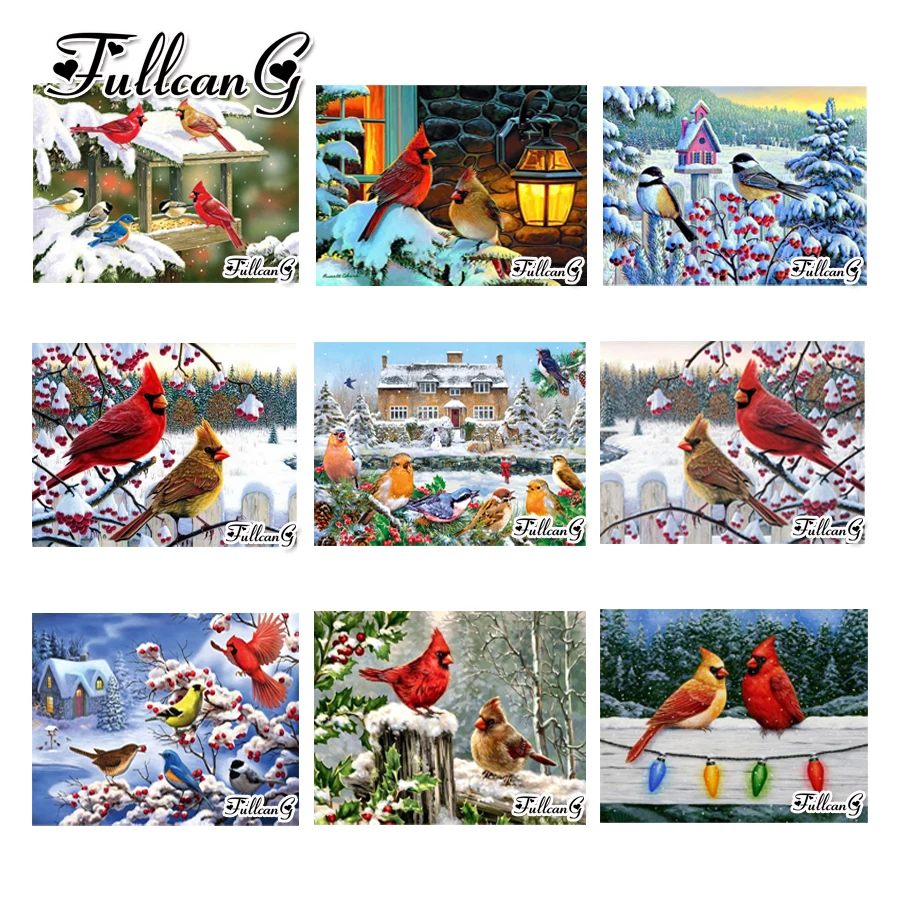 FULLCANG full square/round drill 5d diy diamond painting "snow birds" embroidery rhinestone animals cross stitch kits gift FC009
FULLCANG full square/round drill 5d diy diamond painting "snow birds" embroidery rhinestone animals cross stitch kits gift FC009