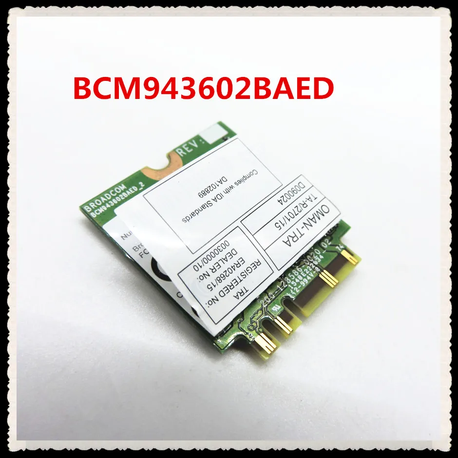 BCM943602BAED DW1830 ac NGFF 1300Mbps BT4.1 0HHKJD HHKJD WiFi Wireless Network Card better than BCM94352Z DW1560 support mac os
BCM943602BAED DW1830 ac NGFF 1300Mbps BT4.1 0HHKJD HHKJD WiFi Wireless Network Card better than BCM94352Z DW1560 support mac os