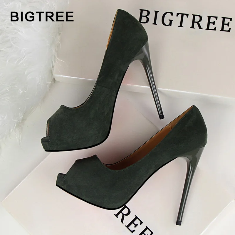 2020 New Platform Women Pumps Solid Flock High Heels 12cm Shoes Women's Peep Toe Shallow Sexy Party Shoes Fashion Wedding Shoes
2020 New Platform Women Pumps Solid Flock High Heels 12cm Shoes Women's Peep Toe Shallow Sexy Party Shoes Fashion Wedding Shoes