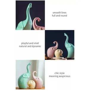 3PCS Family Elephant Statue Home Decor Crafts Room Decorations Elephant Loves Ornament Porcelain Animal Figurines
3PCS Family Elephant Statue Home Decor Crafts Room Decorations Elephant Loves Ornament Porcelain Animal Figurines