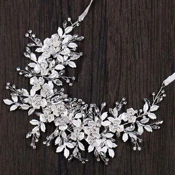 New Hair jewelry for women White Headband Tiny Beads Rhinestone Leaf Glinting Wedding Hair Vine Bridal Hairpieces tiaras
New Hair jewelry for women White Headband Tiny Beads Rhinestone Leaf Glinting Wedding Hair Vine Bridal Hairpieces tiaras