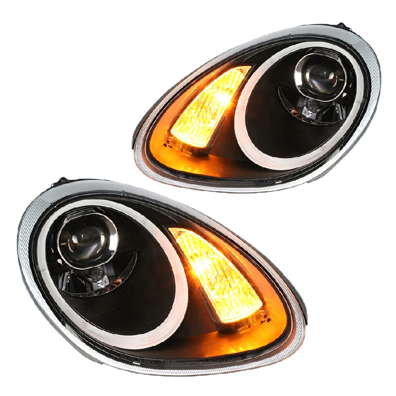 for Porsche Cayman 987 BOXSTER Headlights2004-2008 Projector lens DRL light function Amber turn light New arrival
for Porsche Cayman 987 BOXSTER Headlights2004-2008 Projector lens DRL light function Amber turn light New arrival
