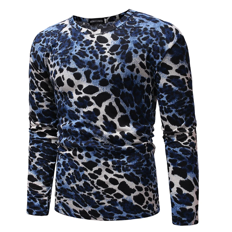 Hot Sale New spring high-elastic cotton t-shirts men's Leopard print long sleeve O-neck tight t shirt shipping
Hot Sale New spring high-elastic cotton t-shirts men's Leopard print long sleeve O-neck tight t shirt shipping