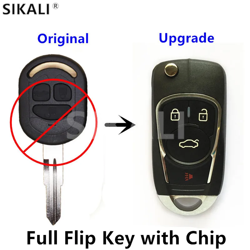 Upgrade Flip Key for Optra/Lacetti/Estate/Nubira/Ravon/Gentra Car Transmitter 433.92MHz with 4D60 Chip 2005 2006 2007 2008 2009
Upgrade Flip Key for Optra/Lacetti/Estate/Nubira/Ravon/Gentra Car Transmitter 433.92MHz with 4D60 Chip 2005 2006 2007 2008 2009