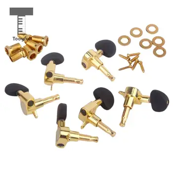 Tooyful Set of 6 Pieces 3R 3L Closed String Tuning Pegs Locking Tuners Machine Heads for Electric Acoustic Guitar Parts
Tooyful Set of 6 Pieces 3R 3L Closed String Tuning Pegs Locking Tuners Machine Heads for Electric Acoustic Guitar Parts