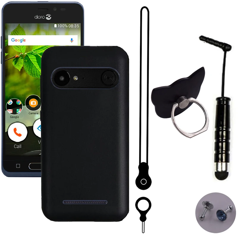 iTien Protective Cover Case For Doro Liberto 8035 5 inch Lanyard Ring Pen TPU Silicone Shell Etui Skin
iTien Protective Cover Case For Doro Liberto 8035 5 inch Lanyard Ring Pen TPU Silicone Shell Etui Skin