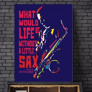 DEXTER GORDON jazz musician Art Canvas Poster Home Decor 12x18 24x36inch
DEXTER GORDON jazz musician Art Canvas Poster Home Decor 12x18 24x36inch