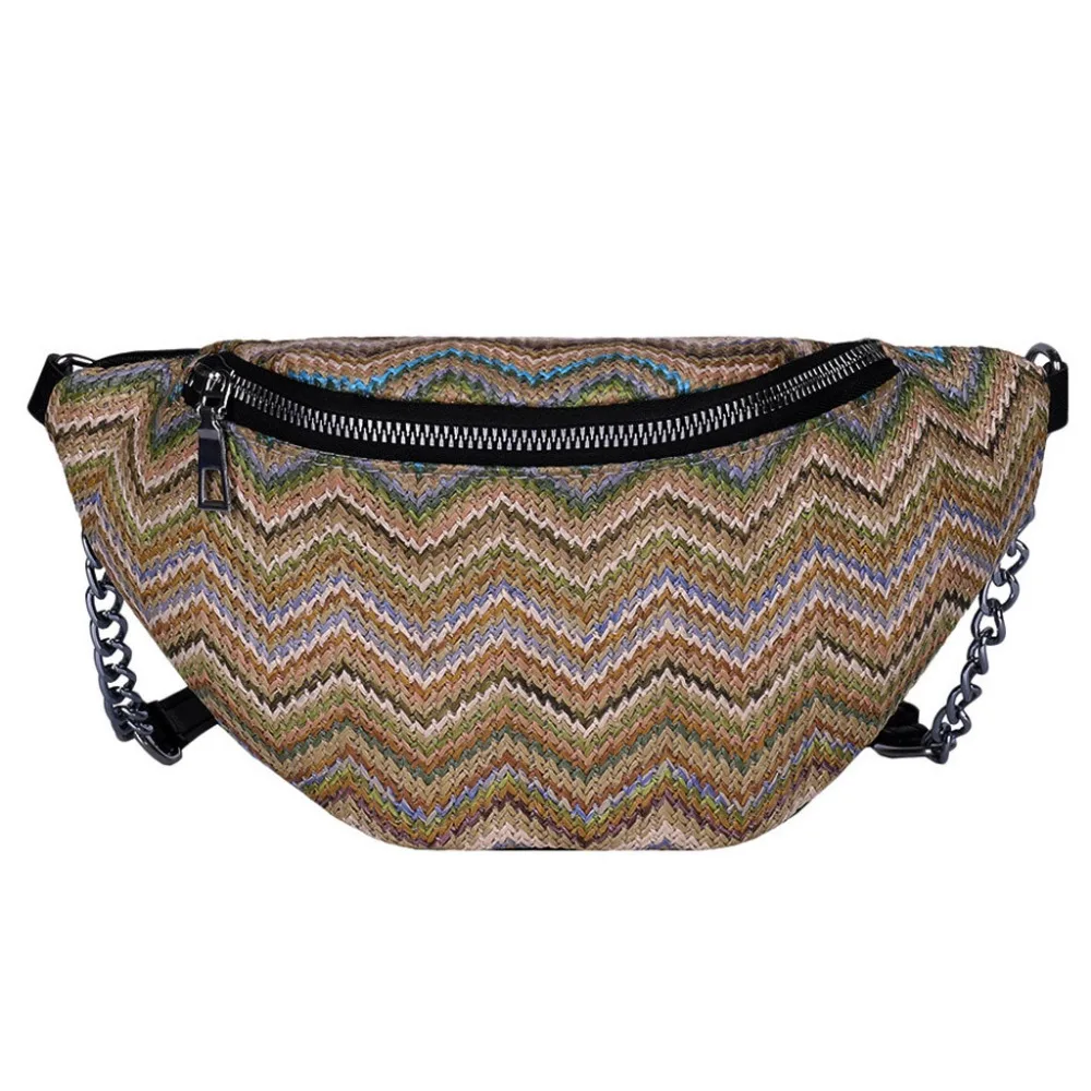Women Chest Bags Fashion Weaving straw Belt Stripe Messenger Bag Casual Shoulder Bag Female Zipper Phone Wallet Waist Packs Ma02
Women Chest Bags Fashion Weaving straw Belt Stripe Messenger Bag Casual Shoulder Bag Female Zipper Phone Wallet Waist Packs Ma02