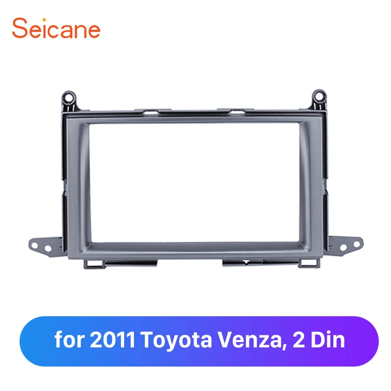 Seicane Double Din Car Radio Fascia Panel Refitting Plate Kit for 2011 Toyota Venza Navigation Stereo Frame Trim Cover
Seicane Double Din Car Radio Fascia Panel Refitting Plate Kit for 2011 Toyota Venza Navigation Stereo Frame Trim Cover