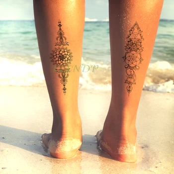 Water Temporary stickers Sexy Arm Fake Black Tattoo Henna Mandala Flower Water Transfer Fake Tattoo Flash Tattoo for woman
Water Temporary stickers Sexy Arm Fake Black Tattoo Henna Mandala Flower Water Transfer Fake Tattoo Flash Tattoo for woman