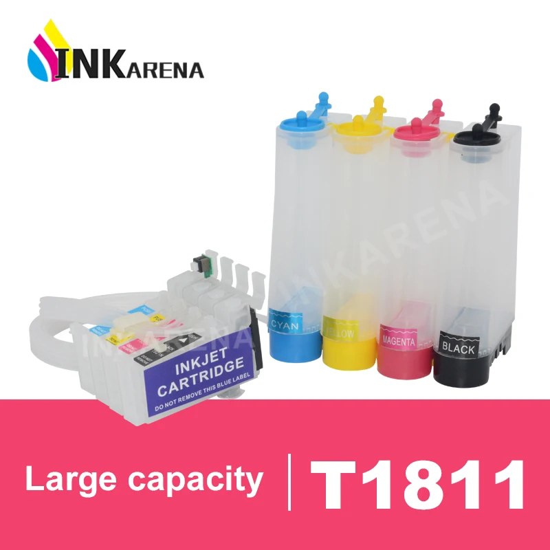 INKARENA Ciss For T1811 18XL Continuous Ink System for Epson XP30 XP102 XP202 XP205 XP302 XP305 XP402 XP405 XP405 XP 30 102 202
INKARENA Ciss For T1811 18XL Continuous Ink System for Epson XP30 XP102 XP202 XP205 XP302 XP305 XP402 XP405 XP405 XP 30 102 202
