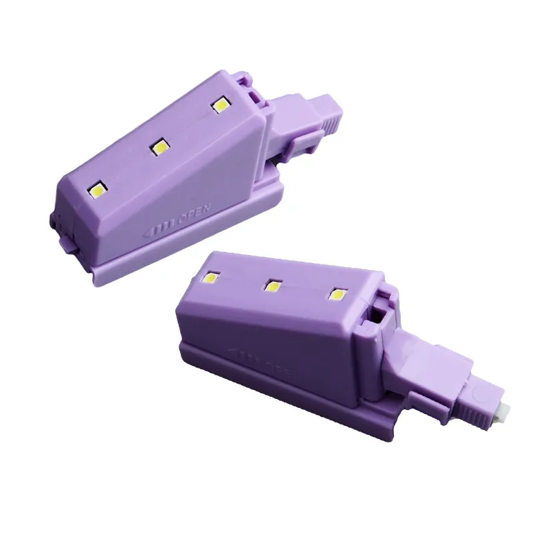 2PC 3 Leds Sensor Night Lamp Inner Loop Hinge Cabinet Closet Wardrobe Drawer Cupboard Kitchen Storage Light purple Shell
2PC 3 Leds Sensor Night Lamp Inner Loop Hinge Cabinet Closet Wardrobe Drawer Cupboard Kitchen Storage Light purple Shell