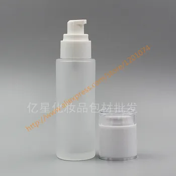 60ml/80ml clear frosted Bottle With shiny white acrylic lotion pump,for lotion/essential oil/liquid cream,cosmetic glass bottle
60ml/80ml clear frosted Bottle With shiny white acrylic lotion pump,for lotion/essential oil/liquid cream,cosmetic glass bottle
