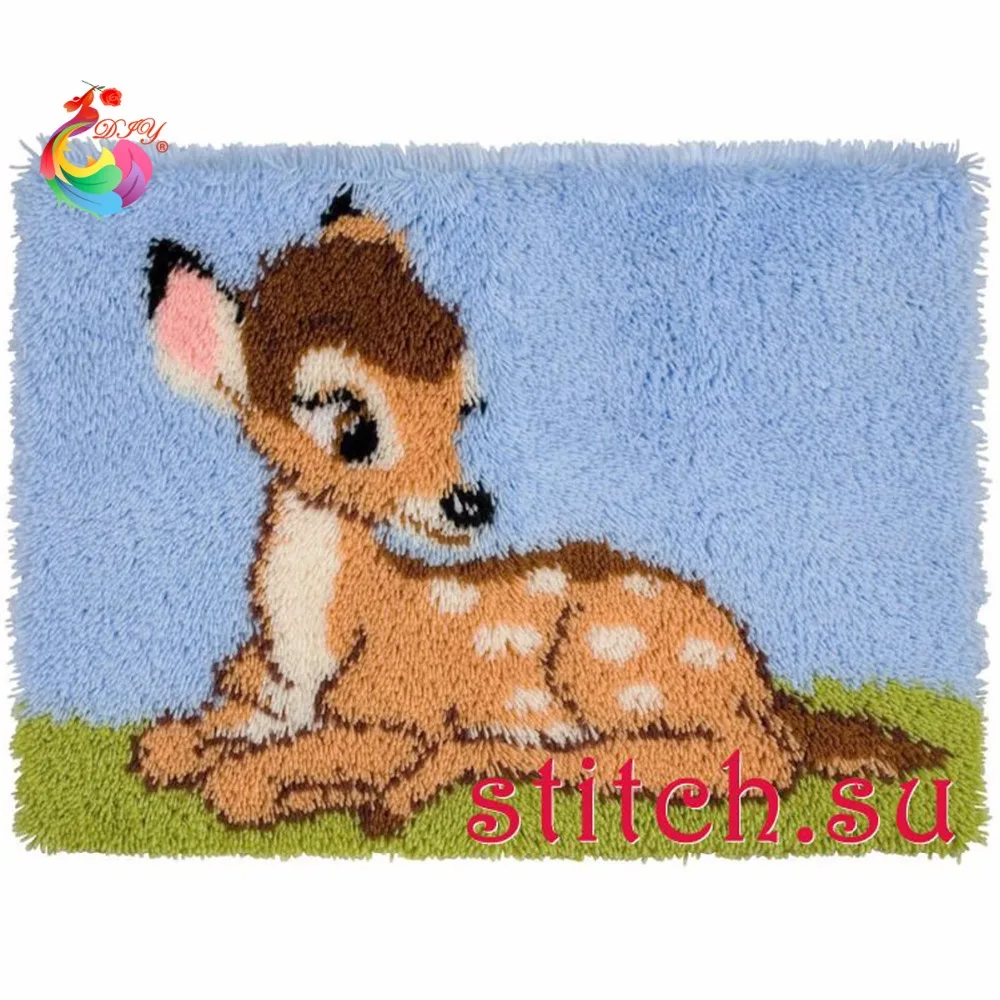 Mat Hook Rug Kit DIY Unfinished Crocheting Yarn Mat Latch Hook Rug Kit Pillows Carpet Set printing Animal Deer Carpet embroidery
Mat Hook Rug Kit DIY Unfinished Crocheting Yarn Mat Latch Hook Rug Kit Pillows Carpet Set printing Animal Deer Carpet embroidery