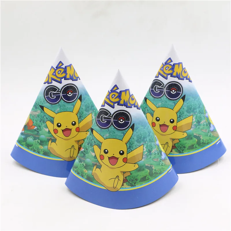 12Pcs/lot Hot Sale lovely pokemon go pikachu theme paper cocked hat/cap with string kids boys birthday party decorations
12Pcs/lot Hot Sale lovely pokemon go pikachu theme paper cocked hat/cap with string kids boys birthday party decorations