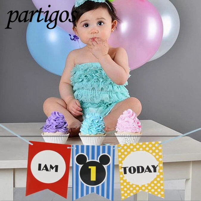 1Set I am 1 Today Banner Paper Lovely Birthday Bunting One Year Old Baby Boys Girls the First Birthday Party Decoration Supplies
1Set I am 1 Today Banner Paper Lovely Birthday Bunting One Year Old Baby Boys Girls the First Birthday Party Decoration Supplies