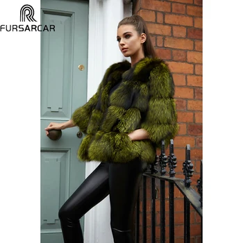 New Winter Natural Silver Fox Stained Fox Fur Jacket Customize Women Thick Warm Fur Coat Solid Casual Luxury Slim Fur Jacket
New Winter Natural Silver Fox Stained Fox Fur Jacket Customize Women Thick Warm Fur Coat Solid Casual Luxury Slim Fur Jacket