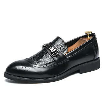 Oxford Shoes Men Brogues Shoes Lace-Up Bullock Business Dress Shoes Male Formal Shoes Plus Size M236
Oxford Shoes Men Brogues Shoes Lace-Up Bullock Business Dress Shoes Male Formal Shoes Plus Size M236
