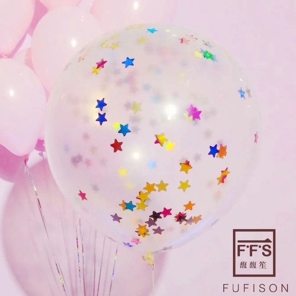 FFS fufison Size 36inch Giant clear balloon Brithday party wedding decoration multicolor star confetti balloon
FFS fufison Size 36inch Giant clear balloon Brithday party wedding decoration multicolor star confetti balloon