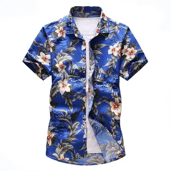 Floral Shirt Mens Clothing Beach leisure Short sleeve Blouse Men New Camisa masculina Hawaiian Shirt Male Flowers Print Casual
Floral Shirt Mens Clothing Beach leisure Short sleeve Blouse Men New Camisa masculina Hawaiian Shirt Male Flowers Print Casual