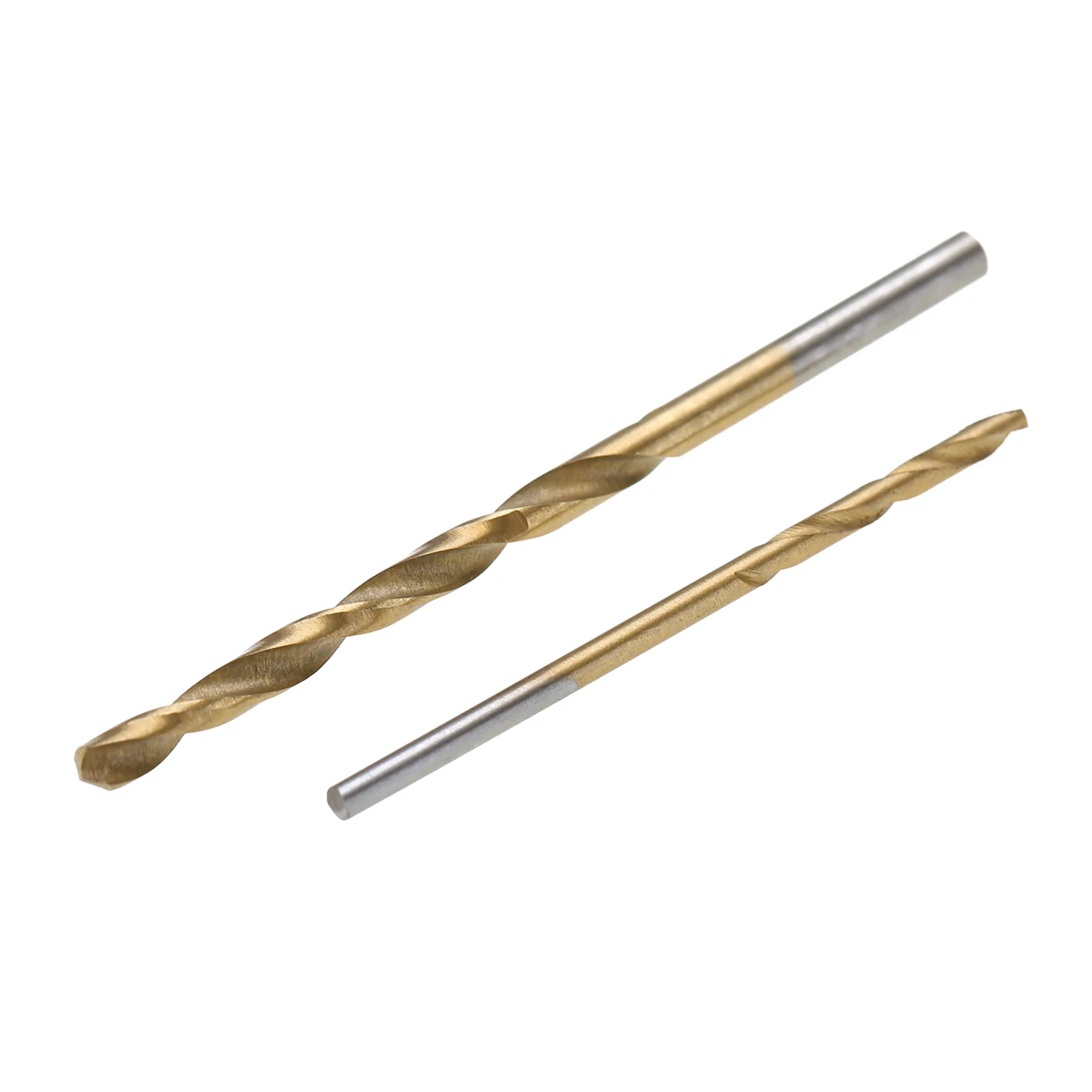 DWZ 50pcs 1/1.5/2/2.5/3mm HSS High Speed Steel Extractor Drill Bit Titanium Coated