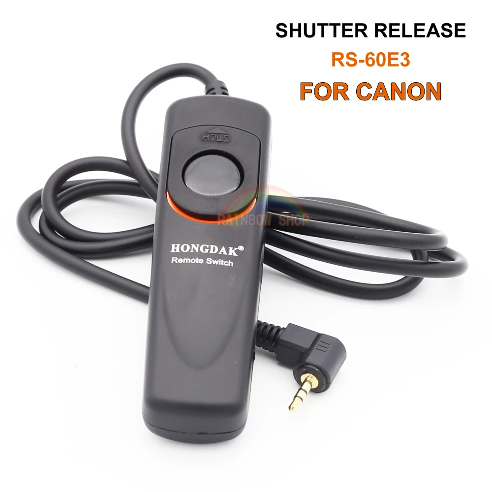 RS-60E3 Shutter Release Hongdak Remote Control cord for Canon 500d 450d 700D 650D 550D 60D 600d G1X/G15/G12
RS-60E3 Shutter Release Hongdak Remote Control cord for Canon 500d 450d 700D 650D 550D 60D 600d G1X/G15/G12