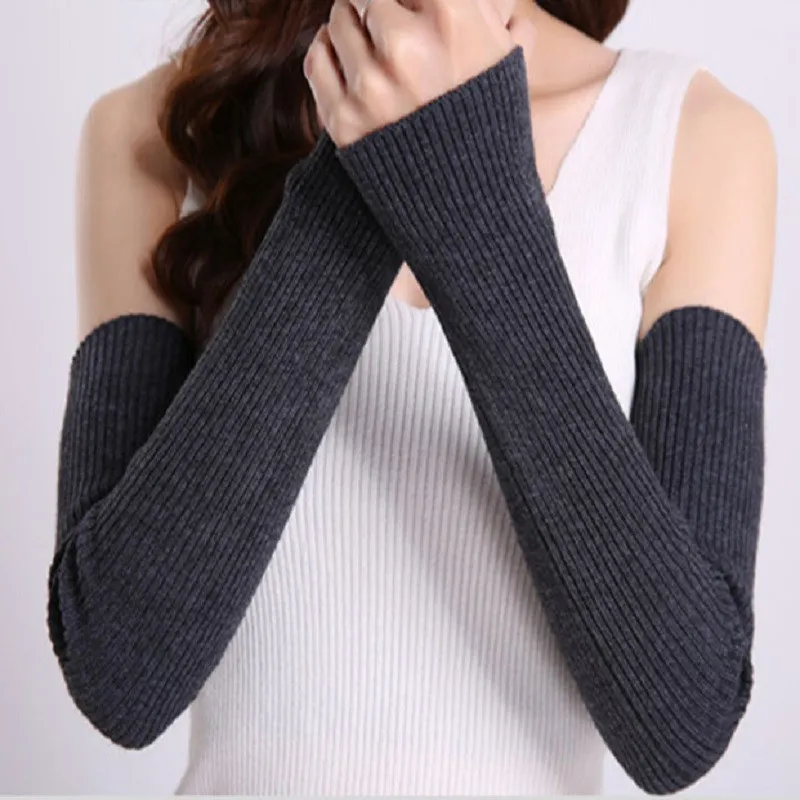 Winter Gloves Women Arm Warmers CashmereMittens Elbow Thread Knitted Sleeve Glove Driving Gloves Long Fingerless Gloves
Winter Gloves Women Arm Warmers CashmereMittens Elbow Thread Knitted Sleeve Glove Driving Gloves Long Fingerless Gloves