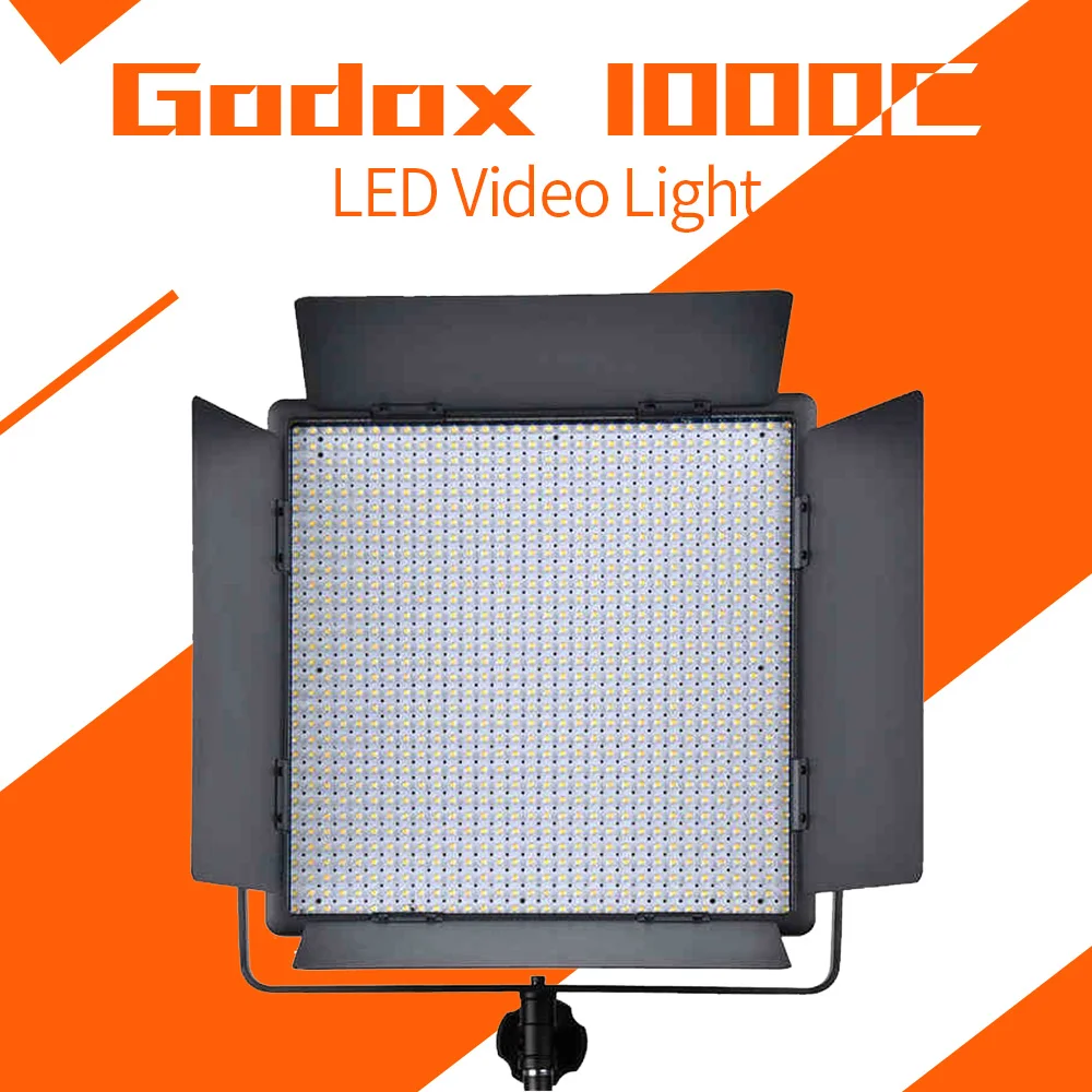 Godox 1000C LED Lamp Panel LED1000C 3300-5600K Bi-color Video Light Lighting+ Power cable + Wireless Remote
Godox 1000C LED Lamp Panel LED1000C 3300-5600K Bi-color Video Light Lighting+ Power cable + Wireless Remote