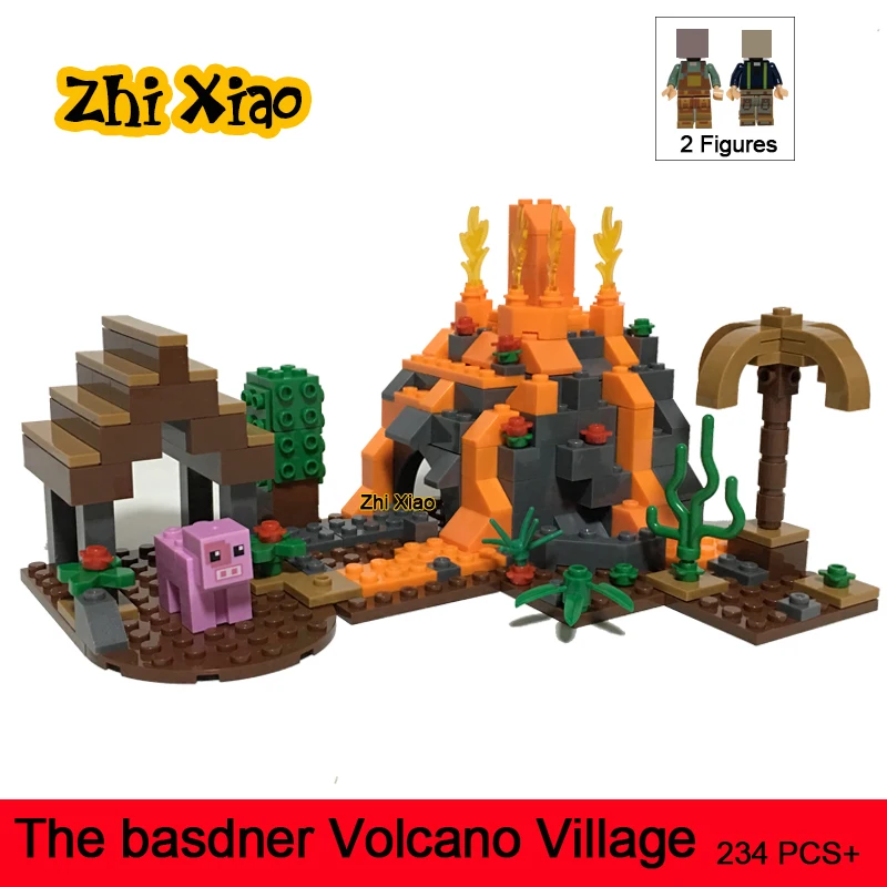 244pcs Minecrafte my world Basdner Volcano Village pig Building Blocks Toy new year christmas toys
244pcs Minecrafte my world Basdner Volcano Village pig Building Blocks Toy new year christmas toys