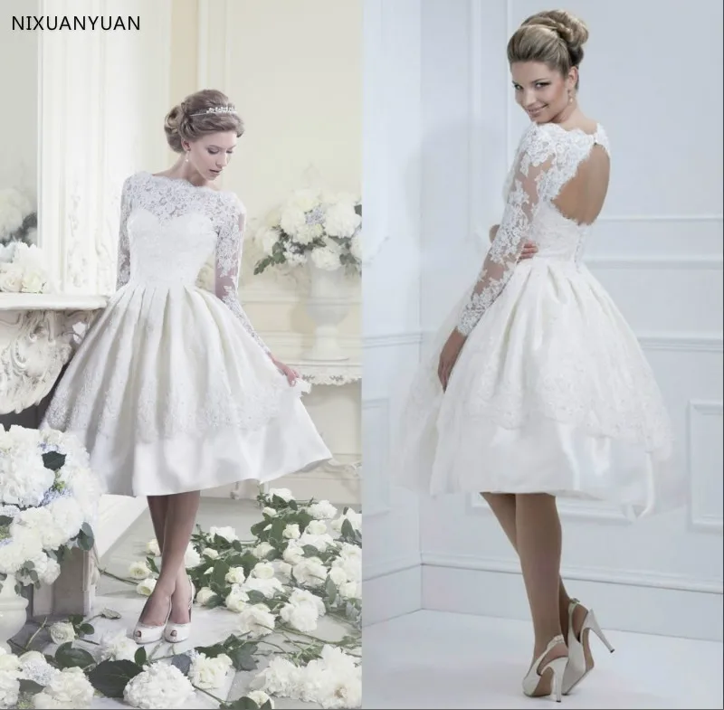 Vestido De Noiva Curto 2019 Hot Sale Elegant Ivory Long Sleeve Backless Knee Length Short Wedding Dress Bride Lace Dresses
Vestido De Noiva Curto 2019 Hot Sale Elegant Ivory Long Sleeve Backless Knee Length Short Wedding Dress Bride Lace Dresses