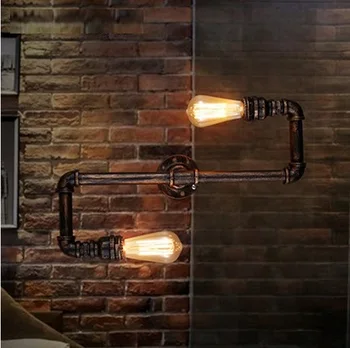 Loft Style Industrial Water Pipe Lamp Vintage Wall Light Fixtures For Home Antique Bedside Edison Wall Sconce Indoor Lighting
Loft Style Industrial Water Pipe Lamp Vintage Wall Light Fixtures For Home Antique Bedside Edison Wall Sconce Indoor Lighting