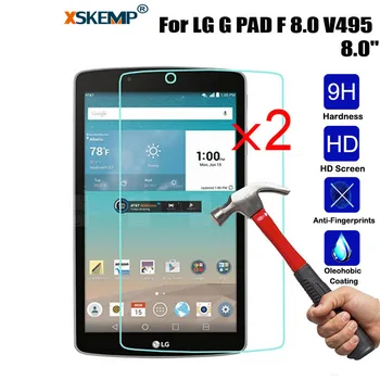 XSKEMP 2Pcs/Lot 0.3mm Screen Protector Tempered Glass Film For LG G pad f 8.0 V495 Tablet 9H Hard Anti-Scratch Protective Guard
XSKEMP 2Pcs/Lot 0.3mm Screen Protector Tempered Glass Film For LG G pad f 8.0 V495 Tablet 9H Hard Anti-Scratch Protective Guard