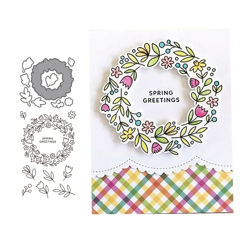 New Arrival Spring Greetings Metal Cutting Dies and stamps DIY Scrapbooking Card Stencil Paper Craft Handmade Album
New Arrival Spring Greetings Metal Cutting Dies and stamps DIY Scrapbooking Card Stencil Paper Craft Handmade Album