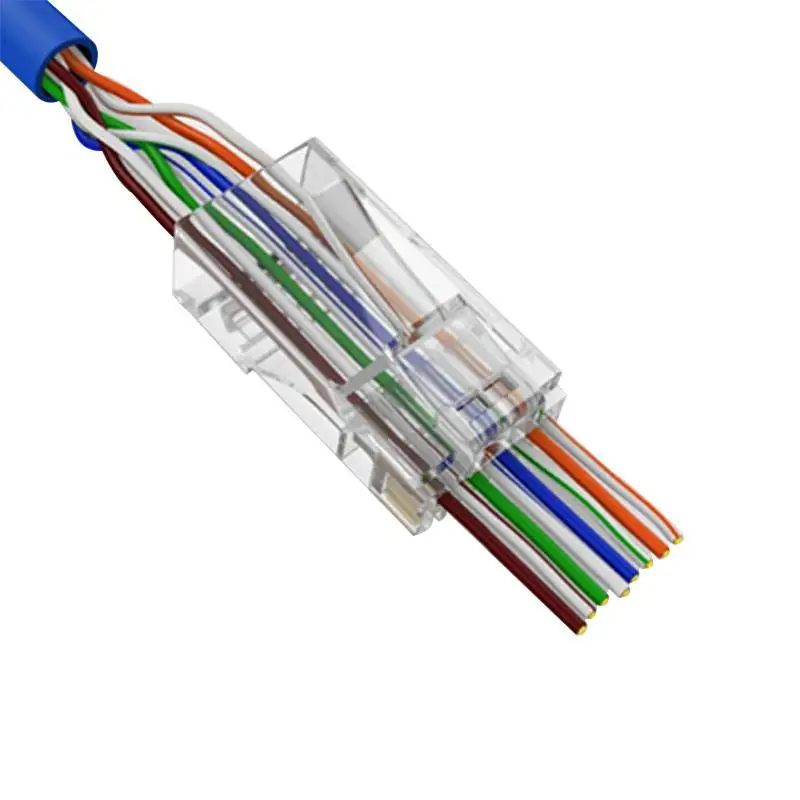 100pcs RJ45 Modular Plug Network Cable LAN Connector Plug End 8P8C CAT6 CAT6E 8 Pins Coupler Connector RJ45
100pcs RJ45 Modular Plug Network Cable LAN Connector Plug End 8P8C CAT6 CAT6E 8 Pins Coupler Connector RJ45