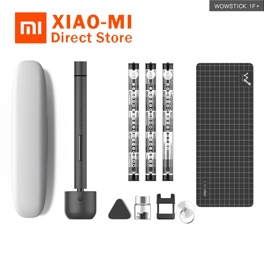 Xiaomi New Upgraded Electric Wowstick 1F Pro Mini Precision Screwdriver Cordless Rechargeable Lithium Battery Powered LED Light
Xiaomi New Upgraded Electric Wowstick 1F Pro Mini Precision Screwdriver Cordless Rechargeable Lithium Battery Powered LED Light