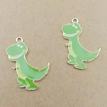 10pcs 19x28mm enamel dinosaur charm for jewelry making and crafting fashion earring charms animal pendants 
10pcs 19x28mm enamel dinosaur charm for jewelry making and crafting fashion earring charms animal pendants