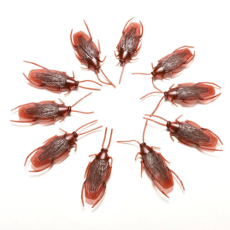 10Pcs Fake Cockroaches