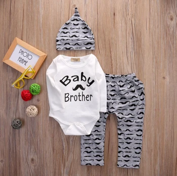 Newborn Baby Girl Boy Clothes Sets Beard Tops T-shirt Pants Casual Leggings Cute Animals 3pcs Outfits Baby Boys Girls Set
Newborn Baby Girl Boy Clothes Sets Beard Tops T-shirt Pants Casual Leggings Cute Animals 3pcs Outfits Baby Boys Girls Set