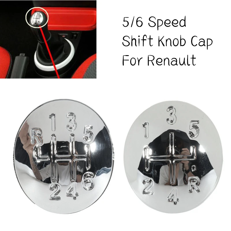 5/6 Speed Gear Shift Knob Cap Cover Shift Lever Head Cover For Renault Clio Megane II Scenic Modus Twingo Chrome Handball Cap
5/6 Speed Gear Shift Knob Cap Cover Shift Lever Head Cover For Renault Clio Megane II Scenic Modus Twingo Chrome Handball Cap