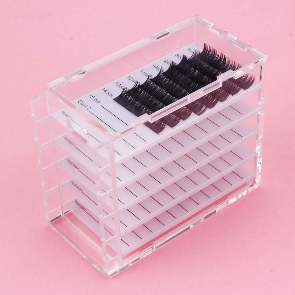 5 Layers Eyelash Storage Box Makeup Organizer False Eyelashes Glue Pallet Holders Grafting Lash Plate Transparent Box Dropship
5 Layers Eyelash Storage Box Makeup Organizer False Eyelashes Glue Pallet Holders Grafting Lash Plate Transparent Box Dropship