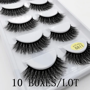 Sexy 50 pairs wholesale natural long false eyelashes messy 3d mink lashes make up hand made soft fluffy fake lash extension G811
Sexy 50 pairs wholesale natural long false eyelashes messy 3d mink lashes make up hand made soft fluffy fake lash extension G811
