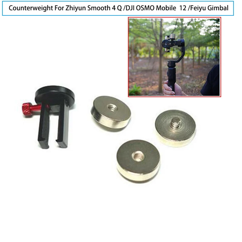 Gimbal Counterweight for Dji Osmo Mobile 2 Zhiyun Smooth 4 Vimble 2 Counter Weight for Blancing Moment Anamorphic Accessories
Gimbal Counterweight for Dji Osmo Mobile 2 Zhiyun Smooth 4 Vimble 2 Counter Weight for Blancing Moment Anamorphic Accessories