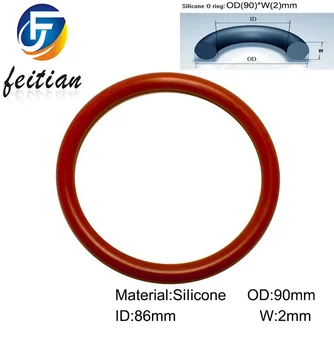 100piece/Size:90mm*86mm*2mm/Silicone o ring seal dichtung Red Gasket of motorcycle part/consumer product VMQ O-ring
100piece/Size:90mm*86mm*2mm/Silicone o ring seal dichtung Red Gasket of motorcycle part/consumer product VMQ O-ring