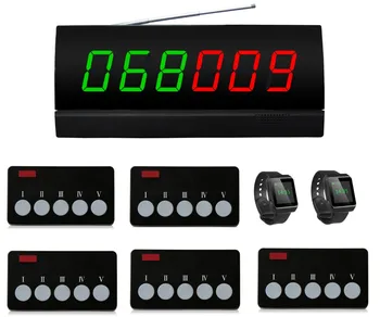Free shipping! Cashier calling system, multi keys buttons, watch pager, voice report screen recevier, wireless paging system
Free shipping! Cashier calling system, multi keys buttons, watch pager, voice report screen recevier, wireless paging system