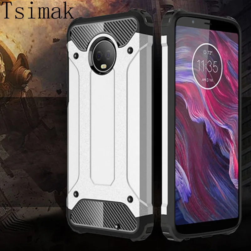 Tsimak For Motorola Moto G5S G6 Plus Case Silicone Hybrid Armor Hard Rugged Shockproof Coque MOTO E5 Play Cover | Мобильные телефоны