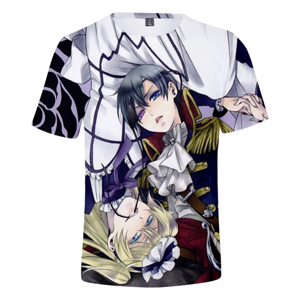 Fashion t shirt Women/Men Kuroshitsuji Anime Black Butler Sebastian Michaelis T Shirt T-shirt Harajuku Short Sleeve Tees
Fashion t shirt Women/Men Kuroshitsuji Anime Black Butler Sebastian Michaelis T Shirt T-shirt Harajuku Short Sleeve Tees