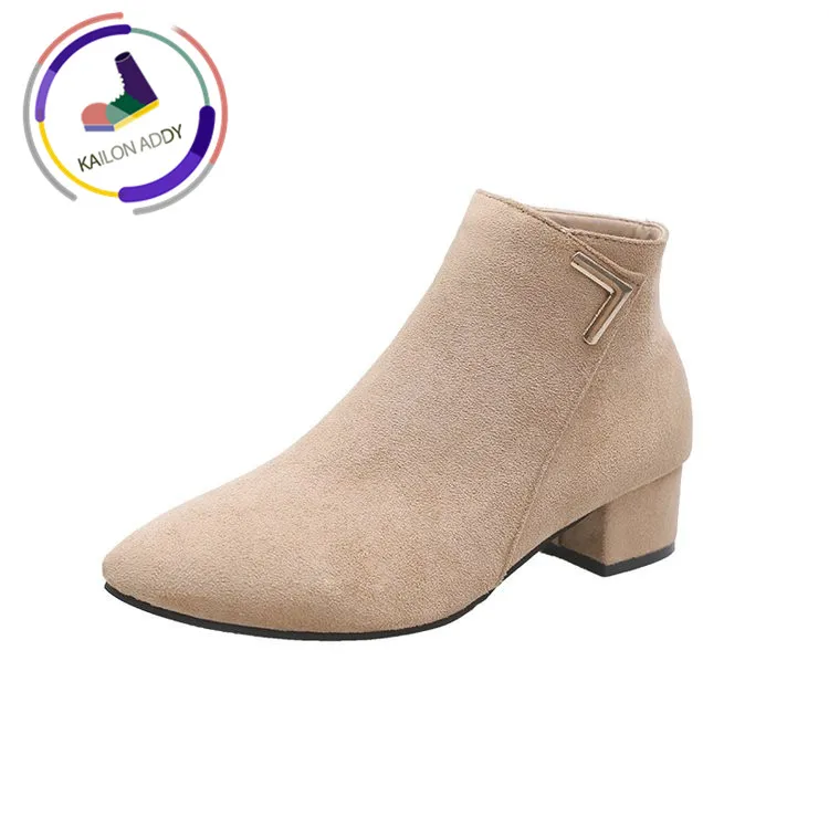 KAILON ADDY Winter Martin Boots Fashion In The Thick with Boots Zipper Matte Face Short Tube Women's Boots Pointed Shoes
KAILON ADDY Winter Martin Boots Fashion In The Thick with Boots Zipper Matte Face Short Tube Women's Boots Pointed Shoes
