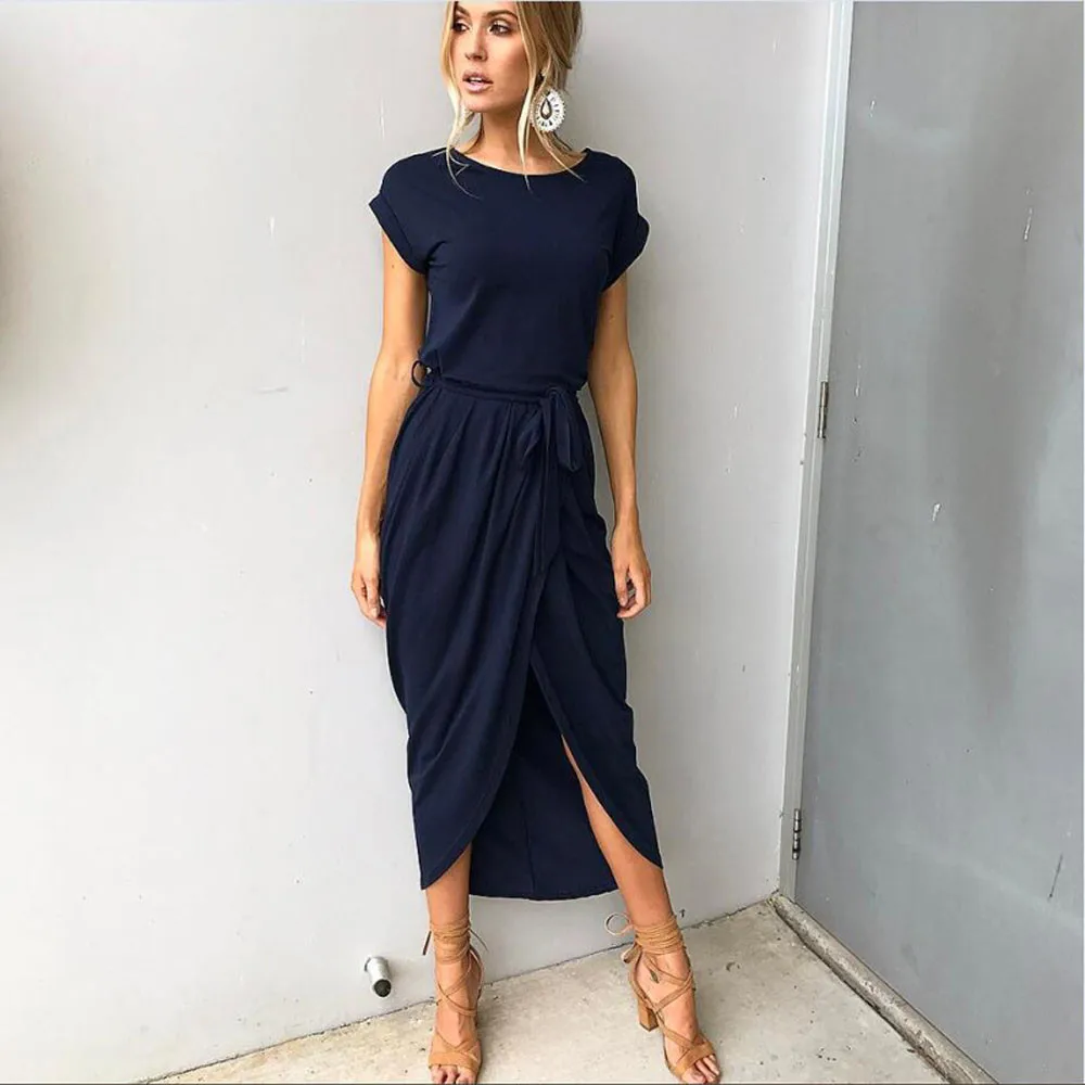 Feitong Sexy Women Dress For Evening Party Vestido Boho Long Maxi Dress Beach Sundress Navy Dark Blue Work Woman Dresses
Feitong Sexy Women Dress For Evening Party Vestido Boho Long Maxi Dress Beach Sundress Navy Dark Blue Work Woman Dresses